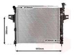 Van Wezel 21002044 Radiatore Acqua Radiatore Motore Per Jeep Grand Cherokee Ii (Wj, Wg)
