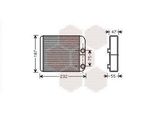 Van Wezel 32006186 Scambiatore Di Calore Radiatore Riscaldamento Interno Per Mitsubishi L 200 (K7T, K6T) Galant Viii Berlina (Ea) Galant Viii Estate (EA0)
