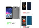 Cadorabo Custodia Protettiva Per Lg K8 2017 In Rosso Custodia Rigida Per Telefono Cellulare Cover