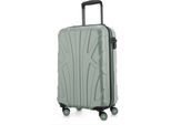 Suitline - Bagaglio A Mano Leggero 55X35X20 Cm Trolley Aereo 34 L Bagaglio A Mano Valigia Cabina Leggera Valigia Cabina 4 Ruote Bagaglio A Mano Bagaglio Tsa ,Mint