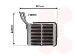 Van Wezel 37006205 Scambiatore Di Calore Radiatore Riscaldatore Interno Per Opel Frontera A Suv (U92) Frontera A Sport Suv Cabrio (U92)