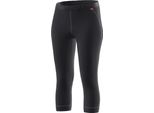 LÖFfler Pantaloni Donna 3/4 Transtex Warm Ski Underwear Nero 34