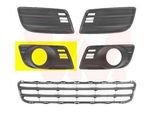 Van Wezel Griglia Di Ventilazione Griglia Paraurti Per Suzuki Swift Iii (Mz, Ez) Con Fori Per Fendinebbia