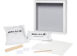 Baby Art Footprint Frame My Little Steps Bianco E Grigio