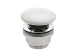 Set Di Rifiuti Con Tappo In Ceramica 5/4", Click-Clack, Bianco"