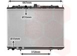 Radiatore Motore Van Wezel (13002239) Scambiatore Di Calore Raffreddamento Radiatore Motore