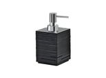 Sapho Gedy Quadrotto - Distributore Di Sapone Da Appoggio, Nero QU8114