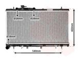 Van Wezel 51002059 Radiatore Acqua Radiatore Motore Per Subaru Legacy Iii Estate (Bh) Outback (Be, Bh)