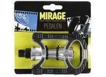 Pedali Mirage Antiscivolo In Alluminio Argento