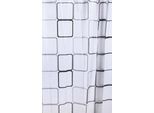 Tenda Da Doccia 180X180Cm, In Vinile, A Quadri