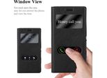 Cadorabo Custodia Protettiva Per Sony Xperia M2 / M2 Aqua Cover In Nero Custodia Per Cellulare Custodia A Libro Cover Etui