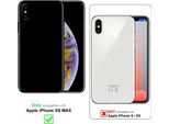 Cadorabo Custodia Protettiva Per Apple Iphone Xs Max Custodia In Nero Per Telefono Cellulare Custodia In Silicone Tpu Custodia Cover Case
