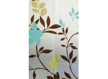 Tenda Da Doccia 180X180Cm, Vinile, Floreale (ZV012)