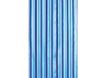 Tenda Da Doccia 180X180Cm, Vinile, Blu, Righe (ZV011)