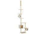 Vidaxl Tiragraffi Per Gatti Con Tiragraffi In Sisal 260 Cm Beige