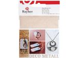 6 Fogli 9 X 9 Cm - Oro, Rame E Argento