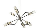 Casa Padrino Lampadario In Bronzo/Ottone Ø 91,4 X H. 55,3 Cm - Lampadario Di Design Per Il Soggiorno - Qualità