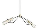Casa Padrino Lampadario Bronzo/Ottone 127 X 10,2 X H. 37,5 Cm - Lampadario Da Salotto Di Design
