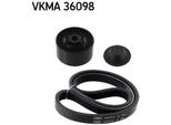 Skf Vkma 36098 Kit Cinghia Trapezoidale Dentata Per Renault Twingo Ii (CN0)