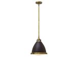 Lampada A Sospensione Amelia Marrone 1Xe27 60W Hinkley