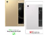 Cadorabo Cover Per Sony Xperia XA1 Plus Cover Protettiva In Nero Custodia Per Cellulare Cover Chiusura Magnetica