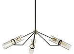 Casa Padrino Lampadario Bronzo/Ottone 127 X H. 37,5 Cm - Lampadario Da Salotto Di Design