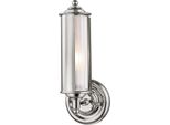Casa Padrino Applique Argento / Bianco 12,1 X 12,7 X H. 31,1 Cm - Collezione Luxury