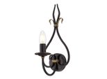 Windermere Lampada Da Parete A Candeliere In Oro Rustico 1Xe14 60W Elstead