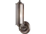 Casa Padrino Applique Bronzo / Bianco 12,1 X 12,7 X H. 31,1 Cm - Collezione Luxury