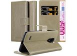 Cadorabo Cover Per Lg K4 2017 Cover Protettiva In Marrone Cover Telefono Cellulare Cover Libro Custodia
