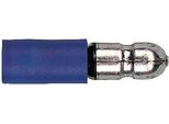Spina Rotonda Connettore A Crimpare Isolato Sezione: 1,5 - 2,5 Mm², Dimensione Spina: Ø 5 Mm, Blu (Herth+Buss) Venduto Solo In Confezioni Da 100 Pezzi, Prezzo Per 100 Pezzi