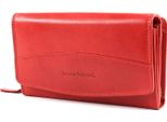 Bruno Banani Pelle Portafoglio Lavato Wallet With Flap Red Rosso
