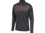 Hummel Hmlauthentic Kids Half Zip Sweatshi Asphalt 116