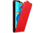 Custodia Cadorabo Per Huawei P30 Lite Custodia Protettiva In Rosso Custodia Per Cellulare Flip Case Cover