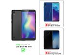 Cadorabo Custodia Per Zte Blade A5 2019 Cover Protettiva In Nero Custodia Per Cellulare Custodia Cover Chiusura Magnetica