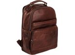 The Chesterfield Brand Zaino Con Scomparto Per Laptop Austin Backpack 17,5L Brown Marrone