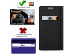 Cadorabo Custodia Per Cellulare Per Sony Xperia Xa Ultra Custodia Protettiva In Nero Cover Etui Book Case Booklet