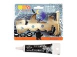 Tagliabiscotti Booh E Penna Nera Per Glassa - Halloween