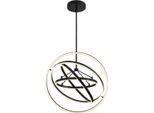 Casa Padrino Lampadario A Led Color Bronzo Ø 90 X H. 102 Cm - Lampadario Moderno Orientabile Per Il Soggiorno - Qualità Lussuosa