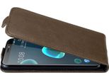 Cadorabo Cover Per Htc Desire 12 Plus Cover Protettiva In Marrone Flip Case Custodia Per Telefono Cellulare Case Cover