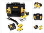 Dewalt Dcs 334 D2 Seghetto Alternativo A Batteria 18V In Valigetta T-STAK + 2X Batterie 2,0Ah + Caricabatterie