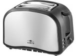 Lentz Tostapane Eds A 2 Fette 800 Watt Tostapane Automatico Con Portapane Funzione Di Sollevamento A 6 Livelli 74140 Grigio