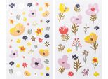 Rico Design Fiori Adesivi Glitterati 10X15 Cm Adesivo Decorazione Artigianale Scrapbooking