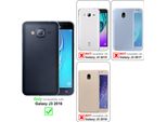 Cadorabo Custodia Per Samsung Galaxy J3 2016 Custodia Protettiva In Rosso Custodia Per Telefono Cellulare Tpu Silicone Custodia Cover