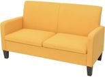 Maison Exclusive - Divano A 2 Posti 135X65X76 Cm Giallo