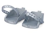 Polisport Poggiapiedi + Cinghie Argento Bilby Junior