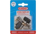 Elvedes M9X1.25 + M6 Magura Mt2 Kit Idraulico Argento Argento Taglia Unica