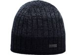 Eisglut Griffin Cappello In Maglia Merino Da Uomo Nero Grigio