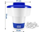 Meisterpool Galleggiante Dosatore Di Prodotti Chimici Per Piscina Dosatore Di Cloro, Con Prese D'aria Regolabili, Dimensioni: Per Pastiglie Da 200 G
