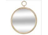 Spiegel "Gousset"" - Rattan D 38 Cm - Atmosphera Interior Designer"